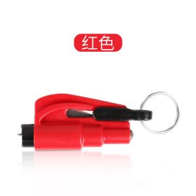 Car hammer with multifunctional lifesaving hammer (Color: Red)