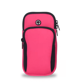 Universal 6.5'' Running Sport Armband Bag Waterproof (Color: Pink)