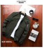 New Men Jacket Pockets Inner Bag Thin Slim Fit Fashion Ribbed Cuffs