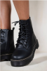 Where's That From Womens Brynn Lace Up Mid Ankle Boots