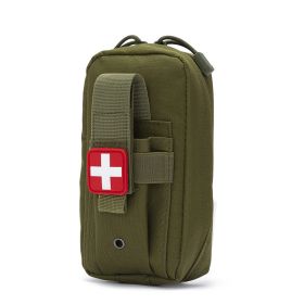 Tactical Medical EDC Pouch EMT Emergency Bandage Tourniquet Scissors (Color: Army Green)