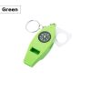 4 In 1 Emergency Survival Whistle With Compass Thermometer Magnifier For Hiking Camping Hunting Fishing