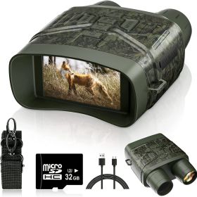 Night Vision Goggles - 4K Night Vision Binoculars For Adults (Color: Camouflage Color With 32G Memory Card)