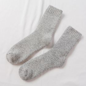 5 Pairs Socks Men Super Thick Solid Sock Merino Wool (Color: 3, size: size 38-46cm)