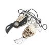 Pocket Mini Knife With Vintage Skull Design