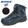 BONA New Designers Nubuck Shoes Men Outdoor Sports Tactical Male Boots