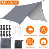 Waterproof Camping Tarp Kit Tent Canopy