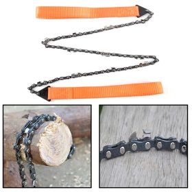 11/33 Teeth Survival Chain Saw Hand ChainSaw Hand Steel Wire Saw (Teeth Per Inch: 11 Teeth)