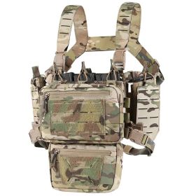 Chest Rig Tactical Chest Rig Molle Modular (Color: CP)