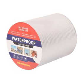 Waterproof Tape for Leaks Aluminum Butyl Tape with Adhesive (size: 6in x 32.8ft)