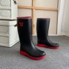 Men's Rain Boots Wear-resistant Waterproof Non-slip Knee High