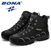 BONA New Trendy Design Men Hiking Shoes Anti-Skid Mountain Climbing Boot