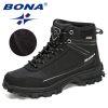 BONA New Designers Nubuck Hiking Shoes Men Trekking Tourism