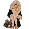 New Women Parka Casual Outwear Hooded Coat Fur Coats Manteau Female Woman Clothes Plus Size S-5XL