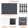 Waterproof Camping Tarp Kit Tent Canopy