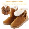 Women Ladies Snow Boots Super Soft Fabric Mid-Calf