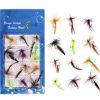 12pcs/Set Insects Flies Fly Fishing Lures Bait