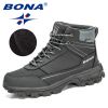 BONA New Designers Nubuck Hiking Shoes Men Trekking Tourism