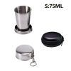 Stainless Steel Folding Cup; Portable Ultralight Collapsible Travel Cup