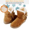 Women Ladies Snow Boots Super Soft Fabric Mid-Calf