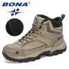 BONA New Designers Nubuck Hiking Boots Men Winter Shoes