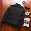 New Men Jacket Pockets Inner Bag Thin Slim Fit Fashion Ribbed Cuffs