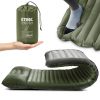 Camping Sleeping Pad; Inflatable Sleeping Mat With Pillows