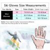 Ski Gloves Waterproof Gloves with Touchscreen Function Thermal Snowboard