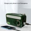 Emergency Radio Hand Crank Solar; Portable Weather Radio AM/FM/WB/NOAA