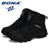 BONA New Designers Nubuck Hiking Boots Krasovki Tactical Shoes Men