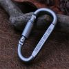 Aluminum D-Ring Locking Carabiner Light but Strong (Pack of 10)