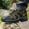 Waterproof Mens Hiking Sneakers Mountain Climbing Shoes