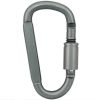 Aluminum D-Ring Locking Carabiner Light but Strong (Pack of 10)