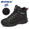 BONA New Designers Nubuck Mountain Climbing Shoes Men Plush Quality