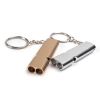 Portable Aluminum Safety Whistle For Outdoor Camping Backpacking Hiking