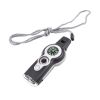 1pc 7 In 1 Safety Whistle; Magnifier; Flashlight & Compass