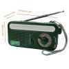 Emergency Radio Hand Crank Solar; Portable Weather Radio AM/FM/WB/NOAA