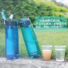 Portable Water Filter Bottle BPA Free Water Purifier with Integrated Straw