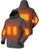 Heated Jacket for Men Soft Shell Heating Hood Jacket