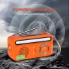 Emergency Radio Hand Crank Solar; Portable Weather Radio AM/FM/WB/NOAA