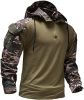 Men's Camouflage Army Tactical T-Shirts Military Shirts Long Sleeve