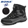 BONA New Designers Nubuck Shoes Men Outdoor Sports Tactical Male Boots