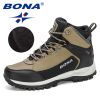 BONA Nubuck High Top Hiking Shoes Men