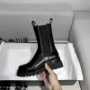 High Quality Genuine Leather Autumn Boots For Women Platform Chelsea Boot