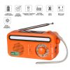 Emergency Radio Hand Crank Solar; Portable Weather Radio AM/FM/WB/NOAA