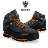 DWZRG Men Hiking Shoes Waterproof Leather Shoes Climbing & Fishing Shoes