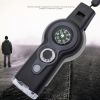 1pc 7 In 1 Safety Whistle; Magnifier; Flashlight & Compass